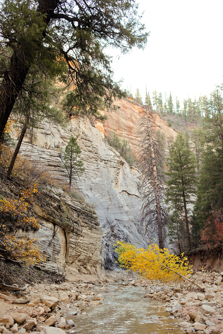 Hiking Zion National Park Utah.