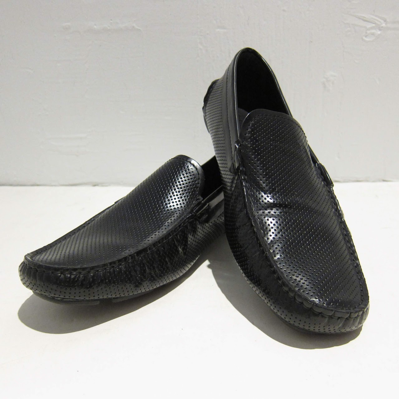 Giorgio Armani Perforated Loafers