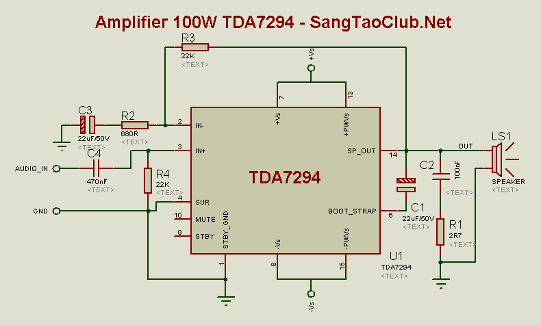 Kết quả hình ảnh cho TDA7294