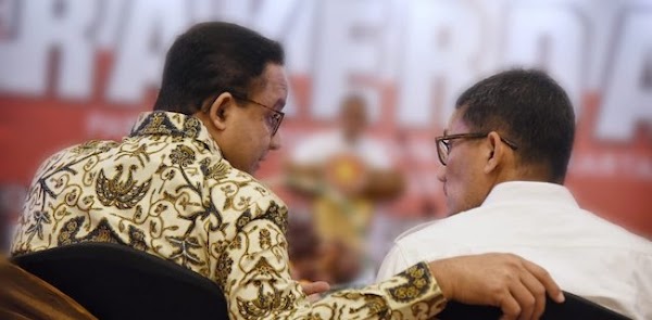 Doa Anies Baswedan Pada Sandiaga Uno Yang Genap Berusia 51 Tahun