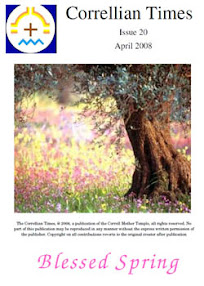 Cover of Correllian Times Emagazine's Book Issue 20 April 2008 Blessed Spring