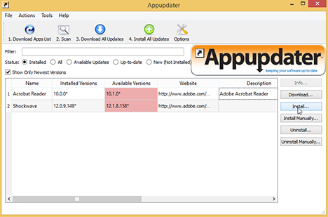 logiciel, mise à jour, outil, vérification, moniteur, téléchargement, installation, Windows