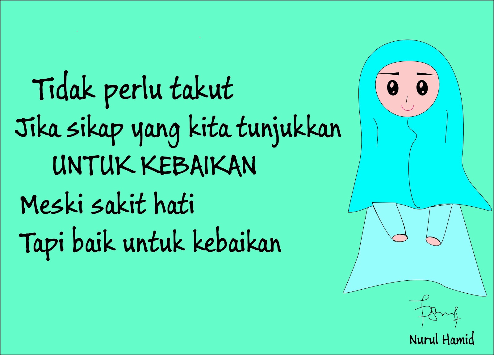 Gambar Animasi Hijab