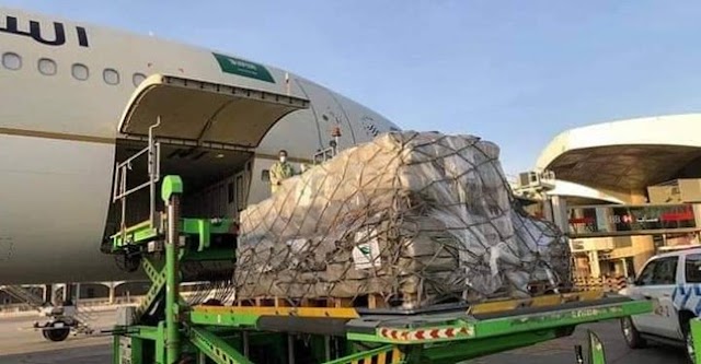 KERAJAAN SAUDI BANTU 120 TON OBAT OBATAN DAN PERALATAN MEDIS UNTUK PARA KORBAN DI BEIRUT-LEBANON