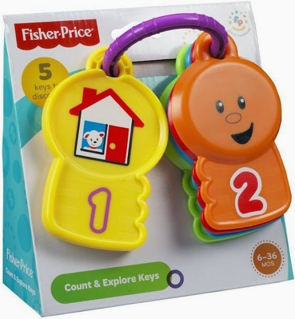 Bộ 5 chiếc Chìa khóa số đếm Fisher-Price Y4294