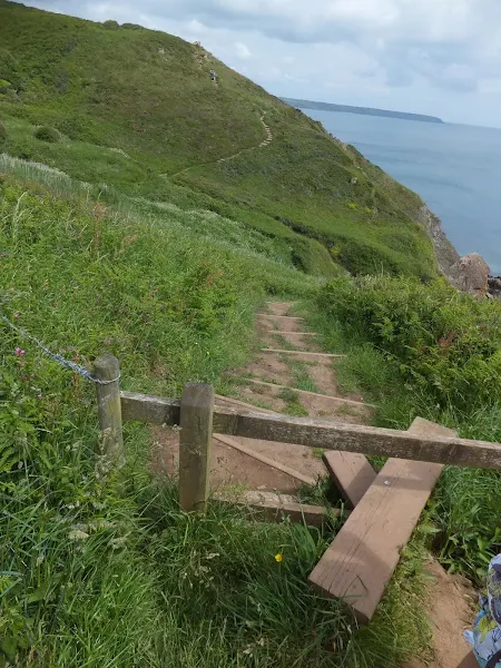 Footpath over The Chair at Church Cove