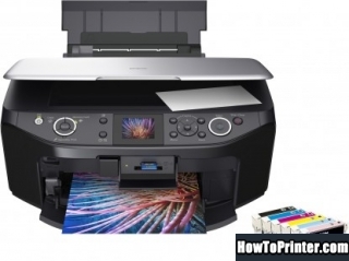 Reset Epson RX585 printer use Epson reset software