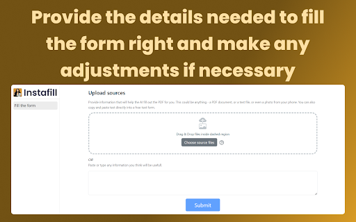 Instafill | Fill out PDF forms with AI in seconds