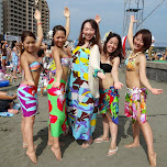 the lovely hula hula girls in Fujisawa, Japan 