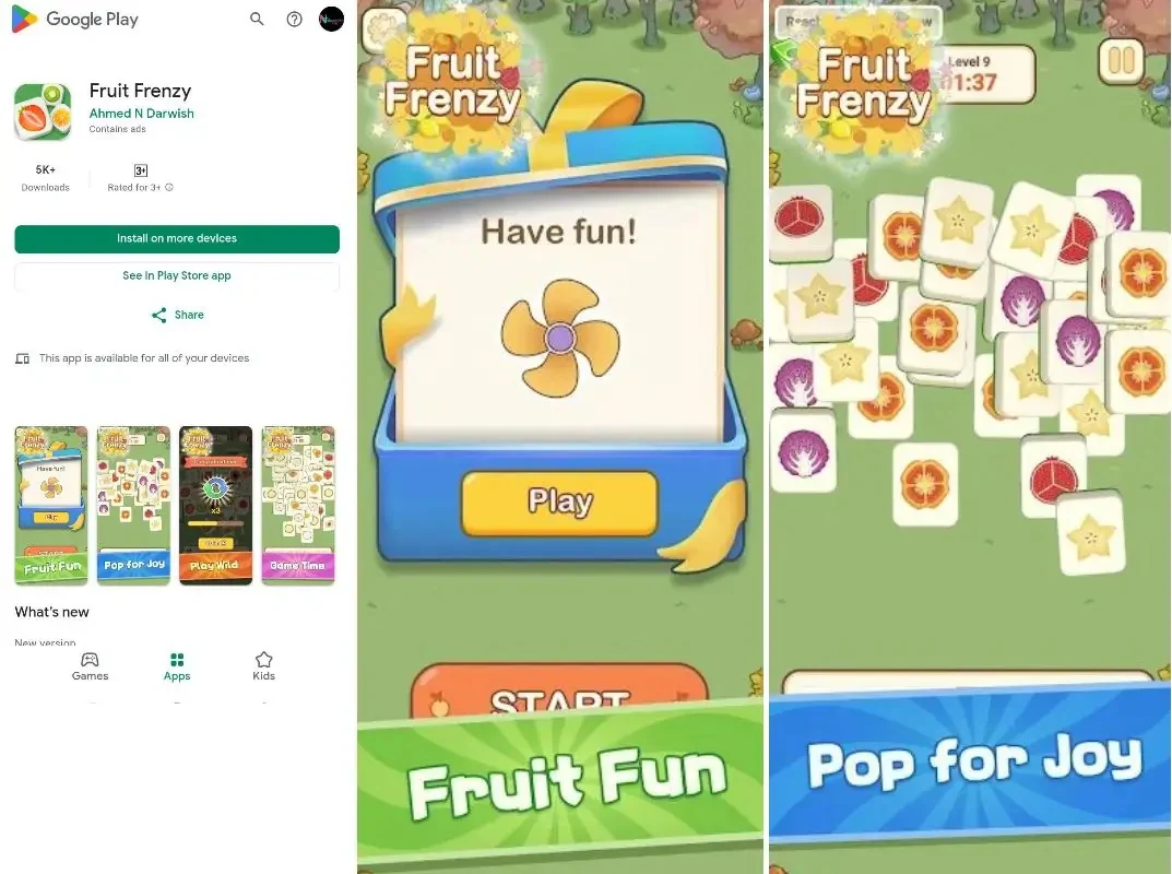 Fruit Frenzy game