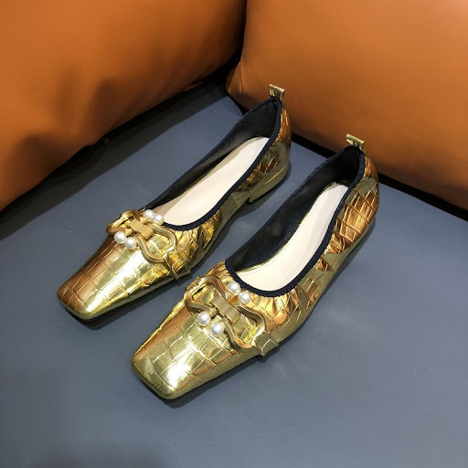 Title 6, Amoi Square-toe Flat Womens Single Shoes Every...