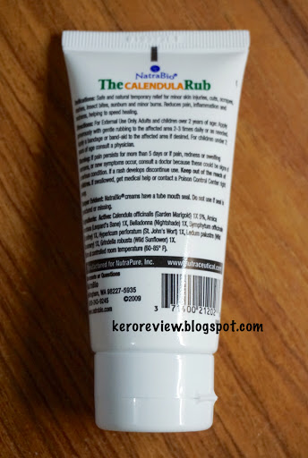 รีวิว นาทราไบโอ ครีมสารสกัดดอกดาวเรือง ทาแก้ผดผื่นคัน (CR) Review The Calendula Rub, NatraBio Brand.