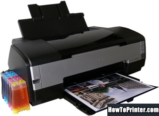 Reset Epson 1410 printer by Resetter program