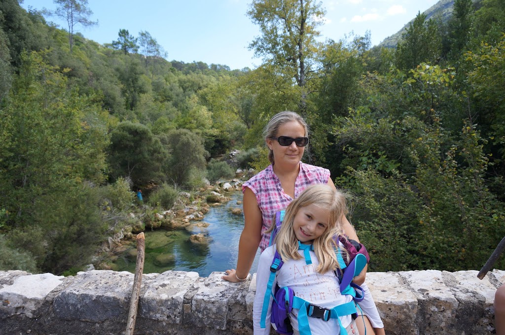 Dans les gorges de la Siagne