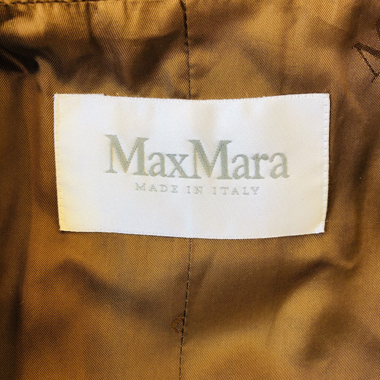 Max Mara Camel Hair Coat