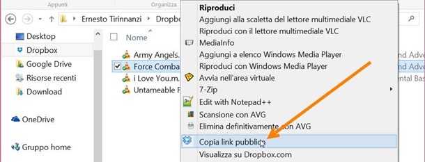 link-diretto-dropbox