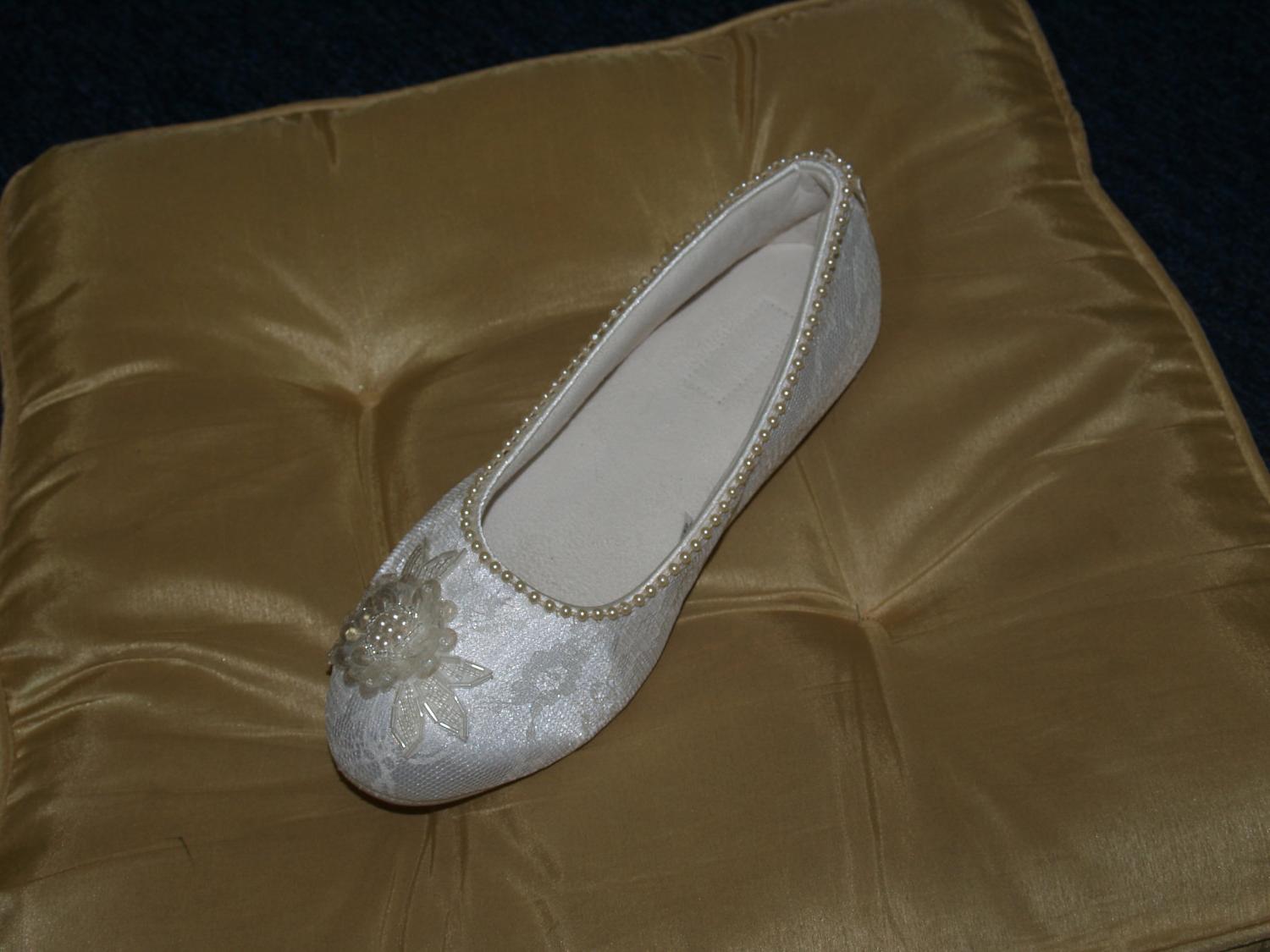 bridal ivory SHOE