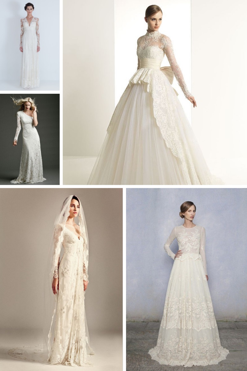 20 of The Most Stunning Long Sleeve Wedding Dresses : Chic Vintage  - Long Sleeve Wedding Gown Malaysia