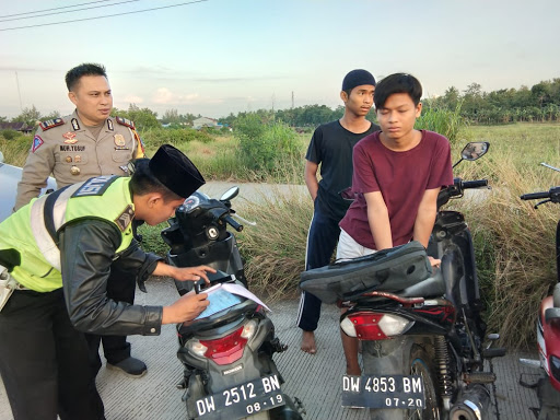 Kasat Lantas Wajo Sebut Motor Terjaring Razia Baru Dikembalikan Usai Lebaran