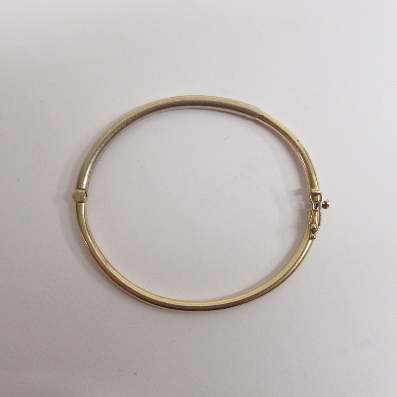 14K Gold Cylindrical Bracelet
