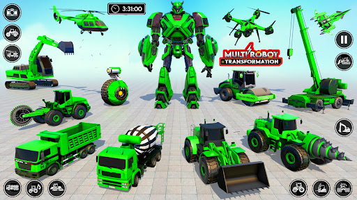 Screenshot Robot Transform Car Games 3D