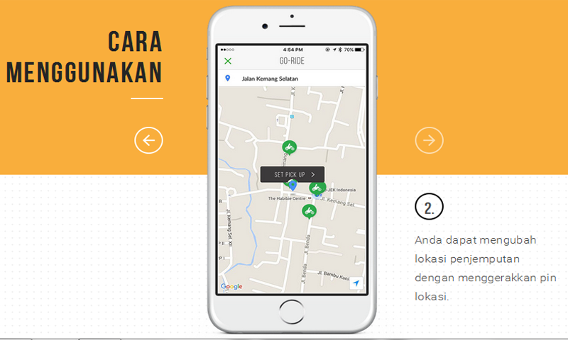 Panduan Order Go-Jek Screen 3