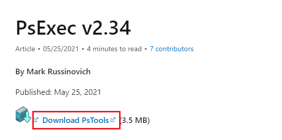 PsTools downloaden