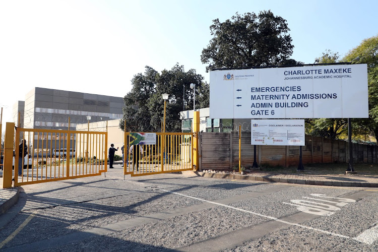 Charlotte Maxeke hospital in Johannesburg. Picture: ANTONIO MUCHAVE