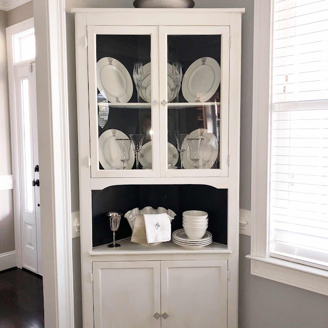 Thirteen Acres China Cabinet Chalk Paint Revamp