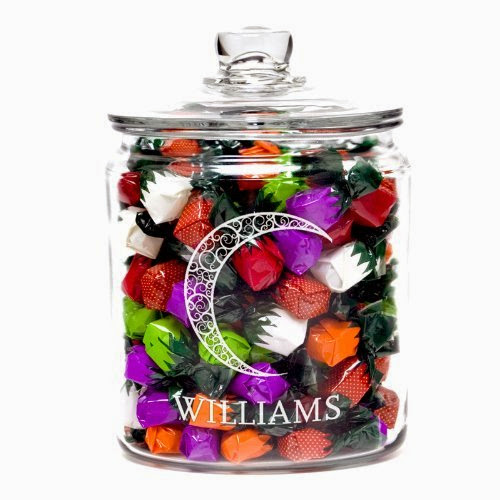  Crescent Moon Personalized Candy Jar