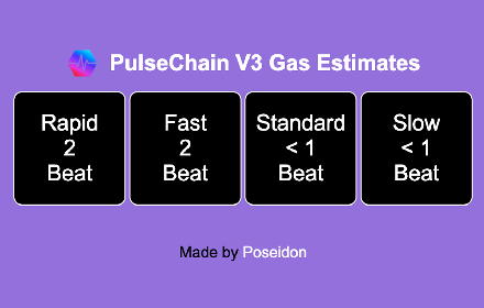 PulseChain Gas Estimates Preview image 0