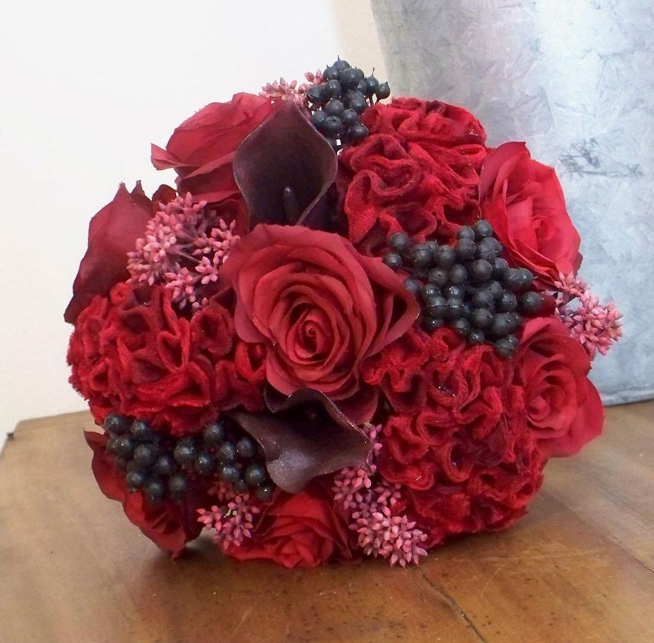 Red Rose and Coxcomb Wedding