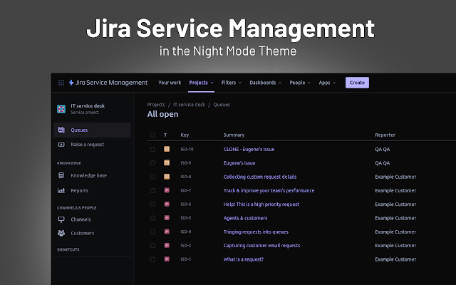 Atlassian Dark and Night Shift Mode Preview image 4