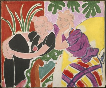 La Conversation (The Conversation) Henri Matisse, oil on canvas, The Conversation. 