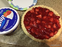 YUM - strawberry pie!