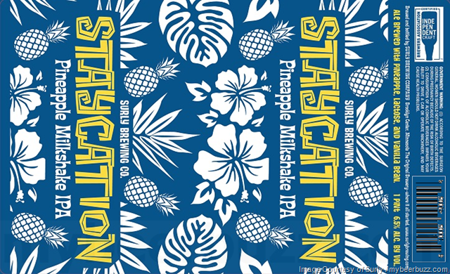 Surly Brewing Staycation Pineapple Milkshake IPA Coming To Cans