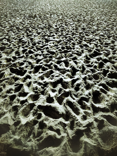 Patterns in a nightime Queensland beach