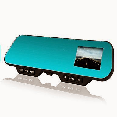  Rearview With 2.7 Inch LCD HD 1080P DVR And One Key Phone Bluetooth Mp3 Playe