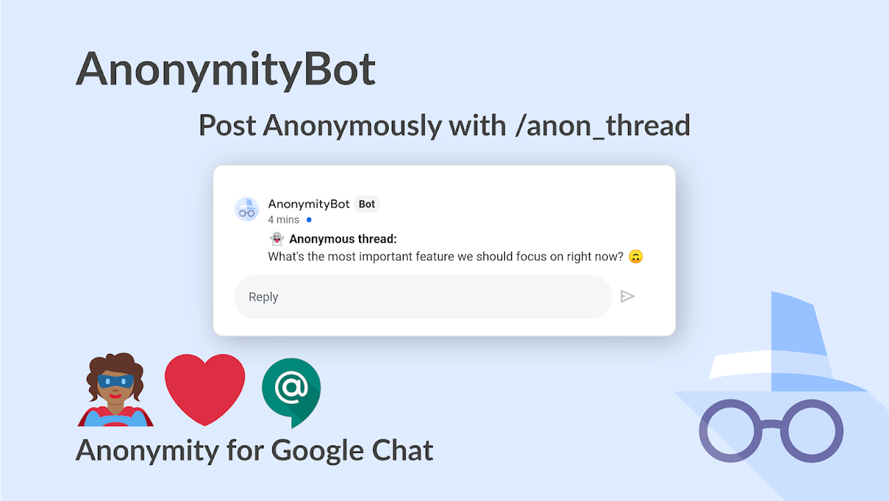 OpenSay (aka AnonymityBot) - Google Workspace Marketplace