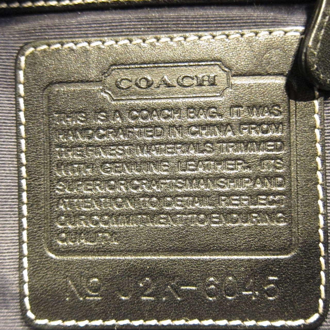 Coach Monogram Shoulder Bag