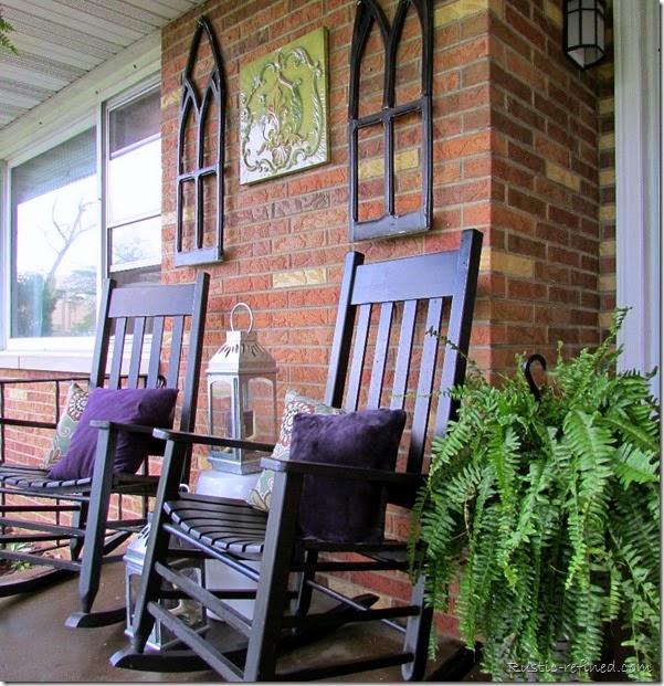 Decorating a small front porch