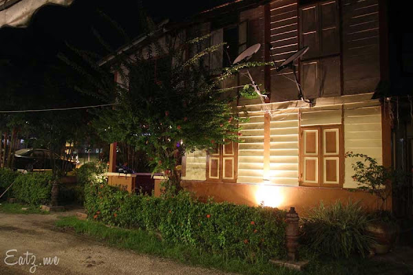 Traditional Kampung House nicely decorated near the restaurant