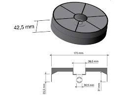 Filtro carboni cappa Best Elektromec 170 mm.