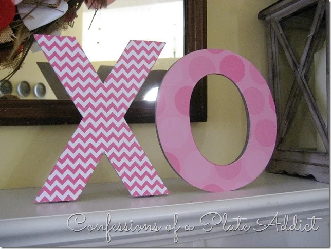 CONFESSIONS OF A PLATE ADDICT Simple Valentine Mantel