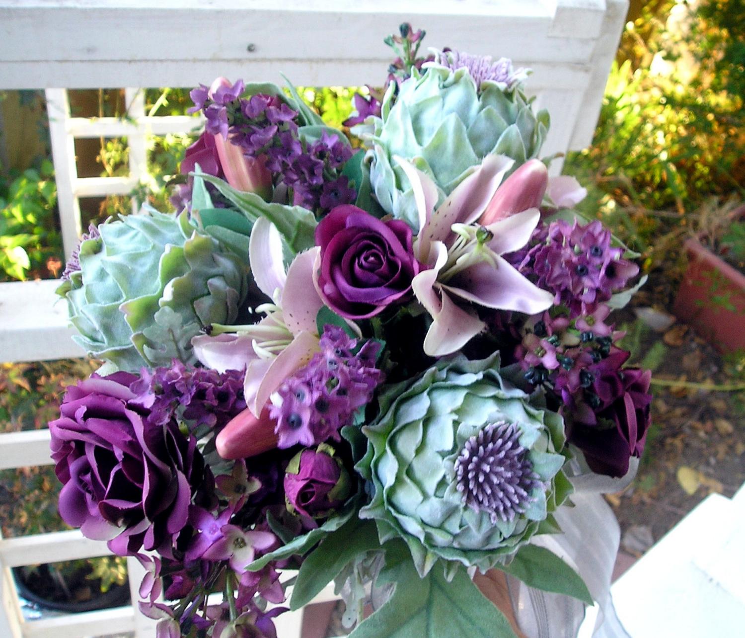 Silk Bridal Bouquet, 50 