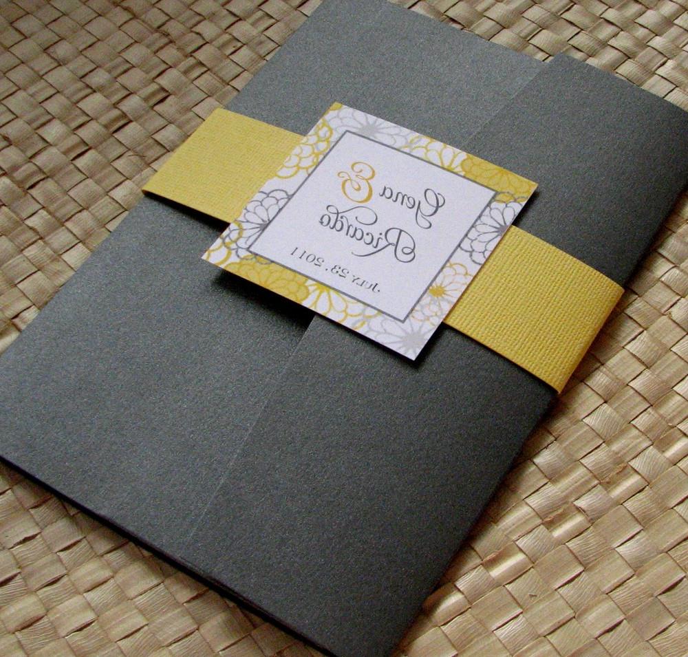 Pocketfold Wedding Invitation