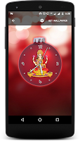 Laxmi mata clock liveWallpaper Screenshot