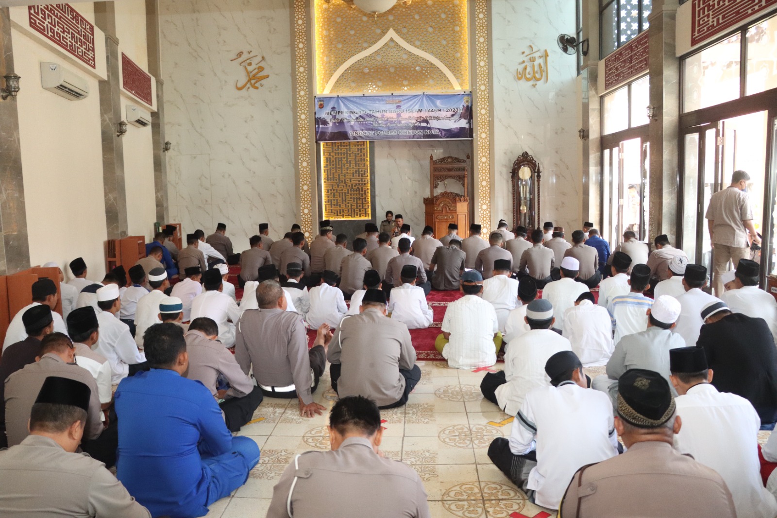 Polres Cirebon Kota Gelar Pengajian Dalam Rangka Memperingati Tahun Baru Islam 1445 H