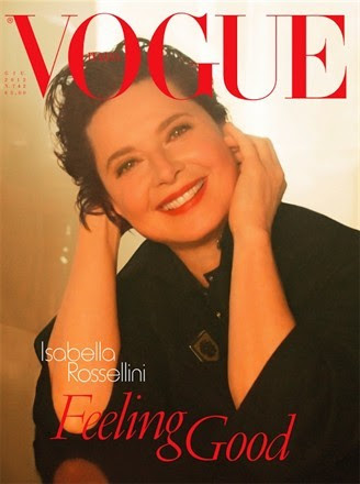 Isabella Rosselini, portada de Vogue Italia (junio 2012)
