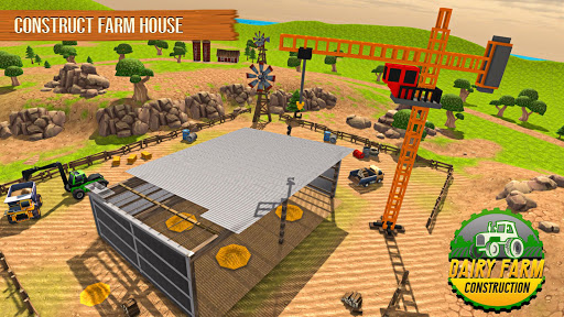 Village Cattle House Construction Constructeur de apk mod screenshots 1
